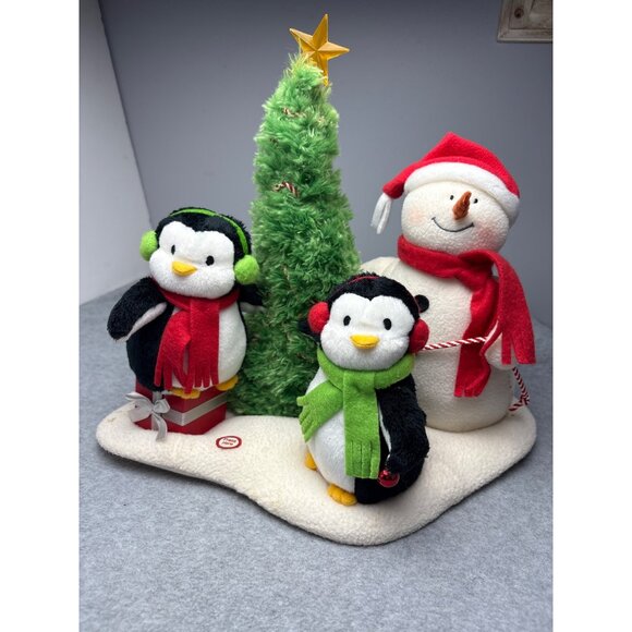 Hallmark Jingle Pals Musical Christmas Snowman & Penguin Trio with Tree 2006 - Picture 7 of 7